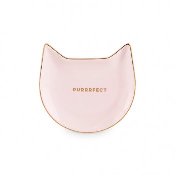 Purrrfect: Pink Cat Tea Tray