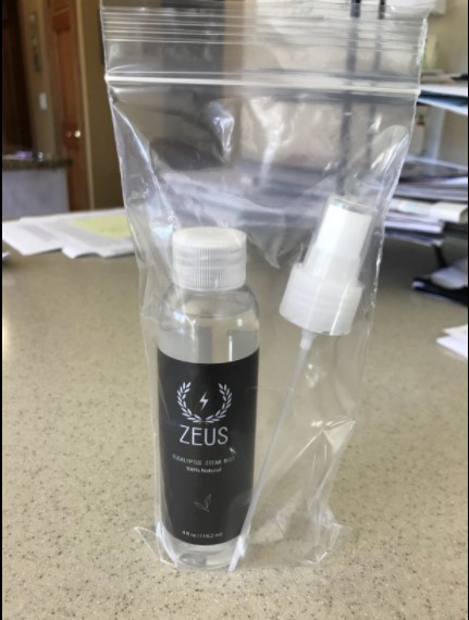 Zeus Eucalyptus Lemongrass Steam Mist