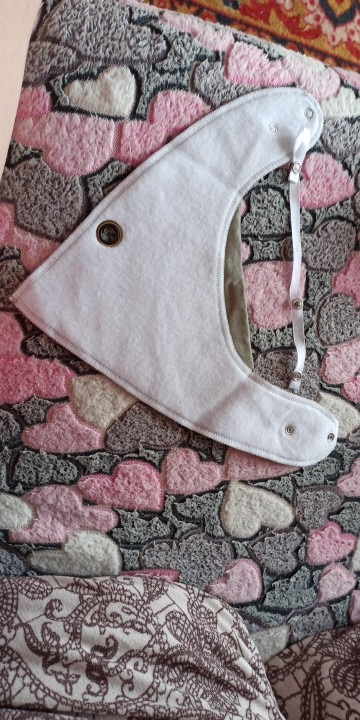 Cotton Baby Bibs with Pacifier Holder Set (3pcs)