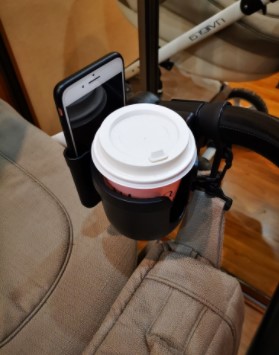 Cup and Phone Holder for Stroller