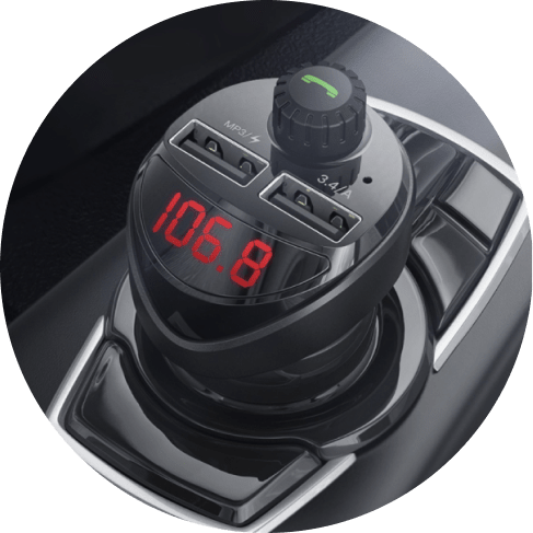 Digital Display Car Radio & Phone Control Adapter