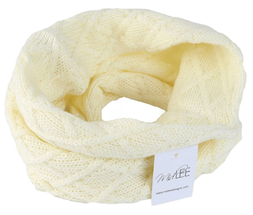 Cream Knit Infinity Scarf for Dogs 12 » Pets Impress