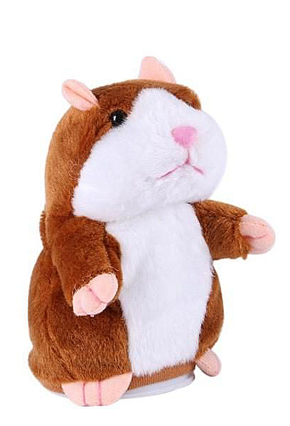 Voice-activated hamster toy