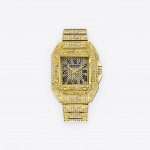 Gold Square Watch Fashion Jewelry and Accessories