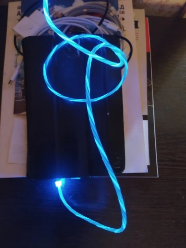 Blue LED 3-in-1 USB Charging Cord