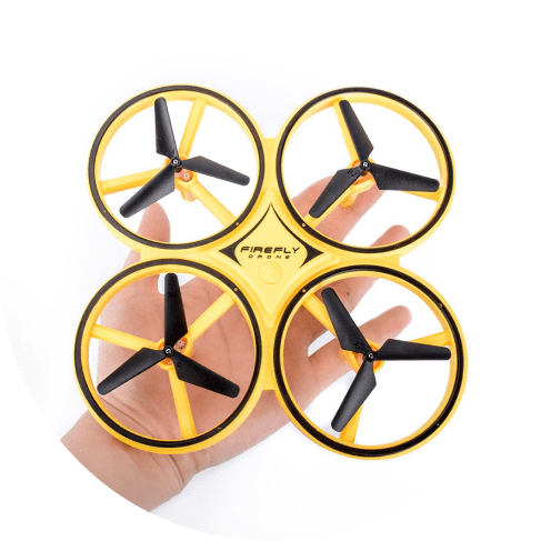 Footage-recording power of this Mini Yellow Firefly Drone