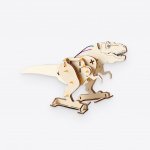 Wooden T-Rex 3D Puzzle Baby Items Kids MADE IN THE USA