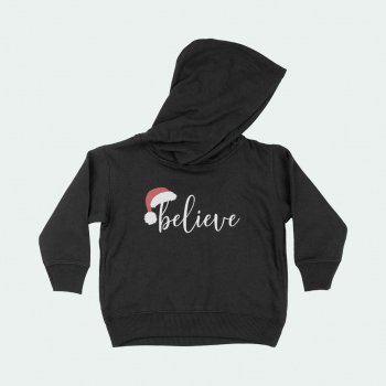 Alternative view of Believe Christmas Toddler Hoodie