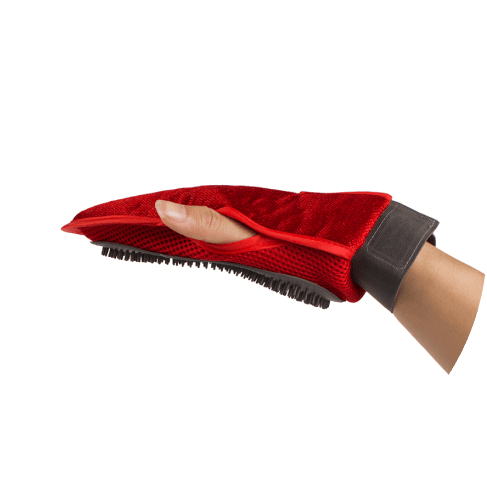 Red Grooming Glove 20 » Pets Impress