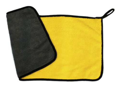 Absorbent Yellow Velvet Towel
