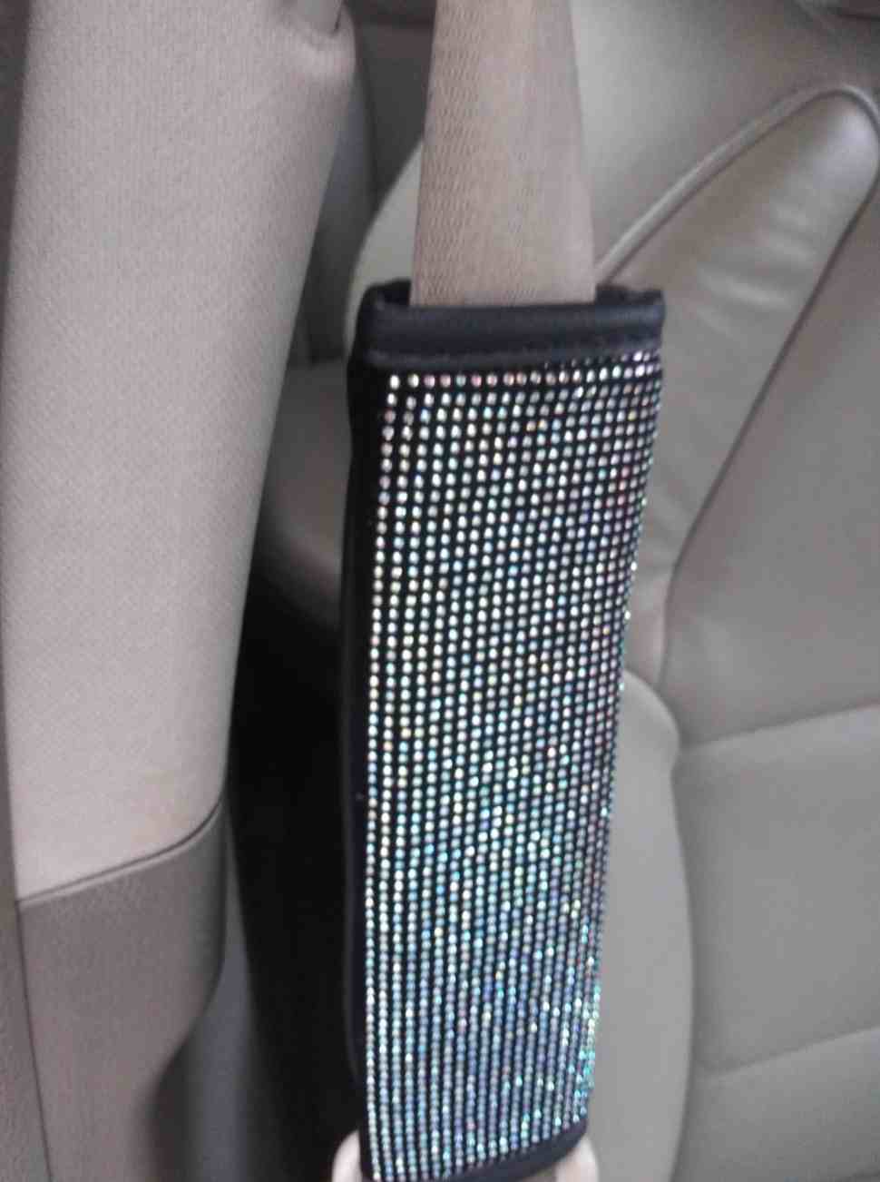 Multicolor Bling Seat Belt Strap Covers