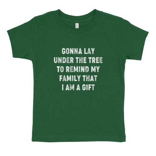 Mask Group I Am A Gift Christmas Toddler Jersey Short-Sleeve T-Shirt