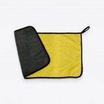 Absorbent Yellow Velvet Towel