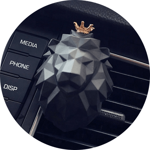 Crowned Lion Car Air Freshener