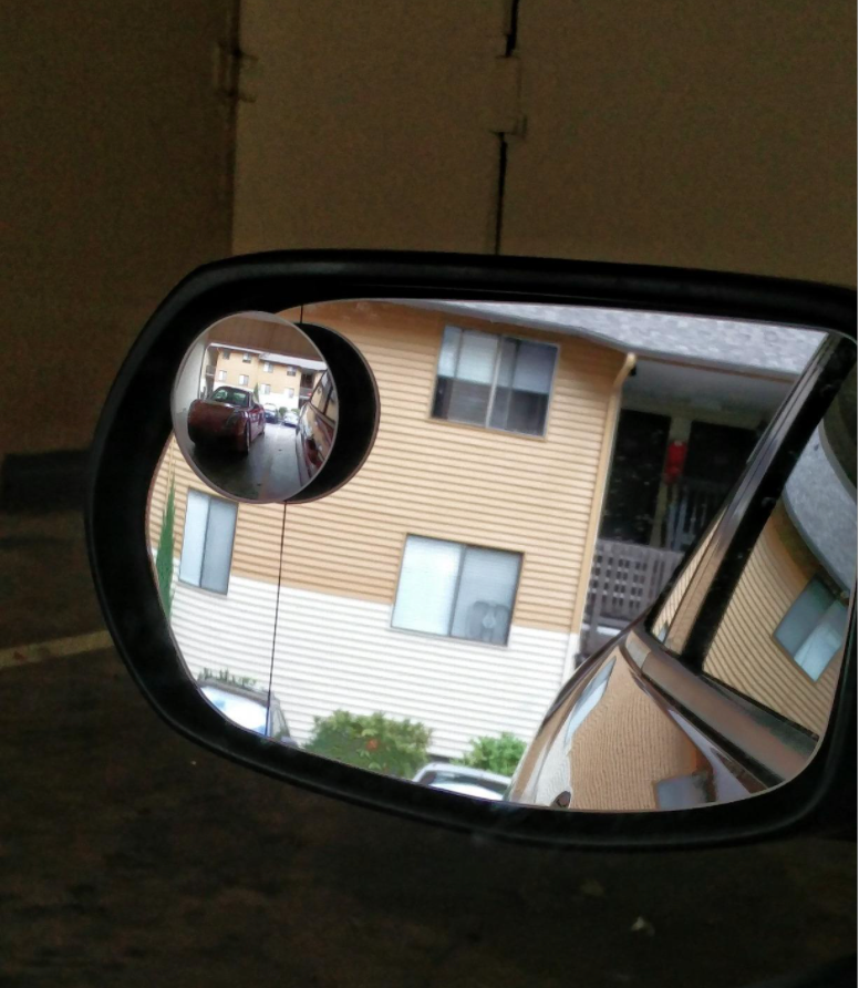 Stick-On Concave Blindspot Mirror