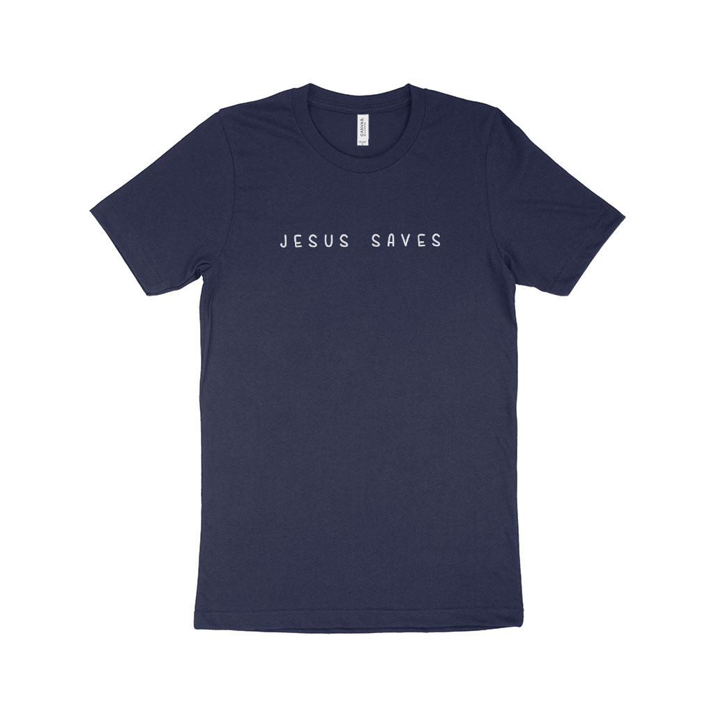 Jesus Saves T-Shirt Unisex Jersey Made in USA 6