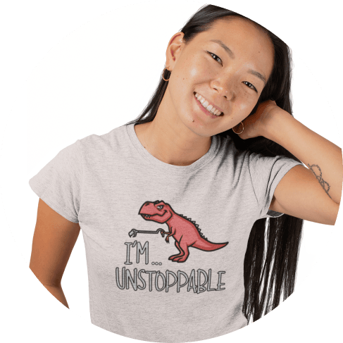Red Dinosaur T-Shirt8