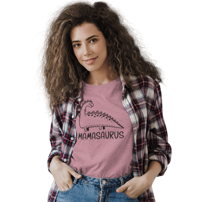 Mom Dinosaur T-Shirt 3