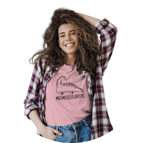 Mom Dinosaur T-Shirt 12