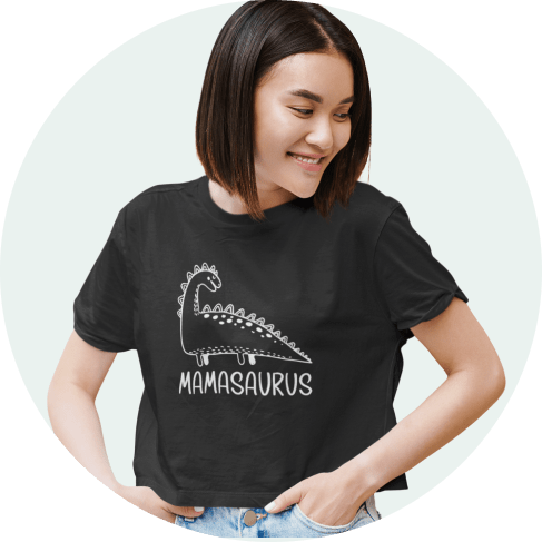 Mom Dinosaur T-Shirt 13