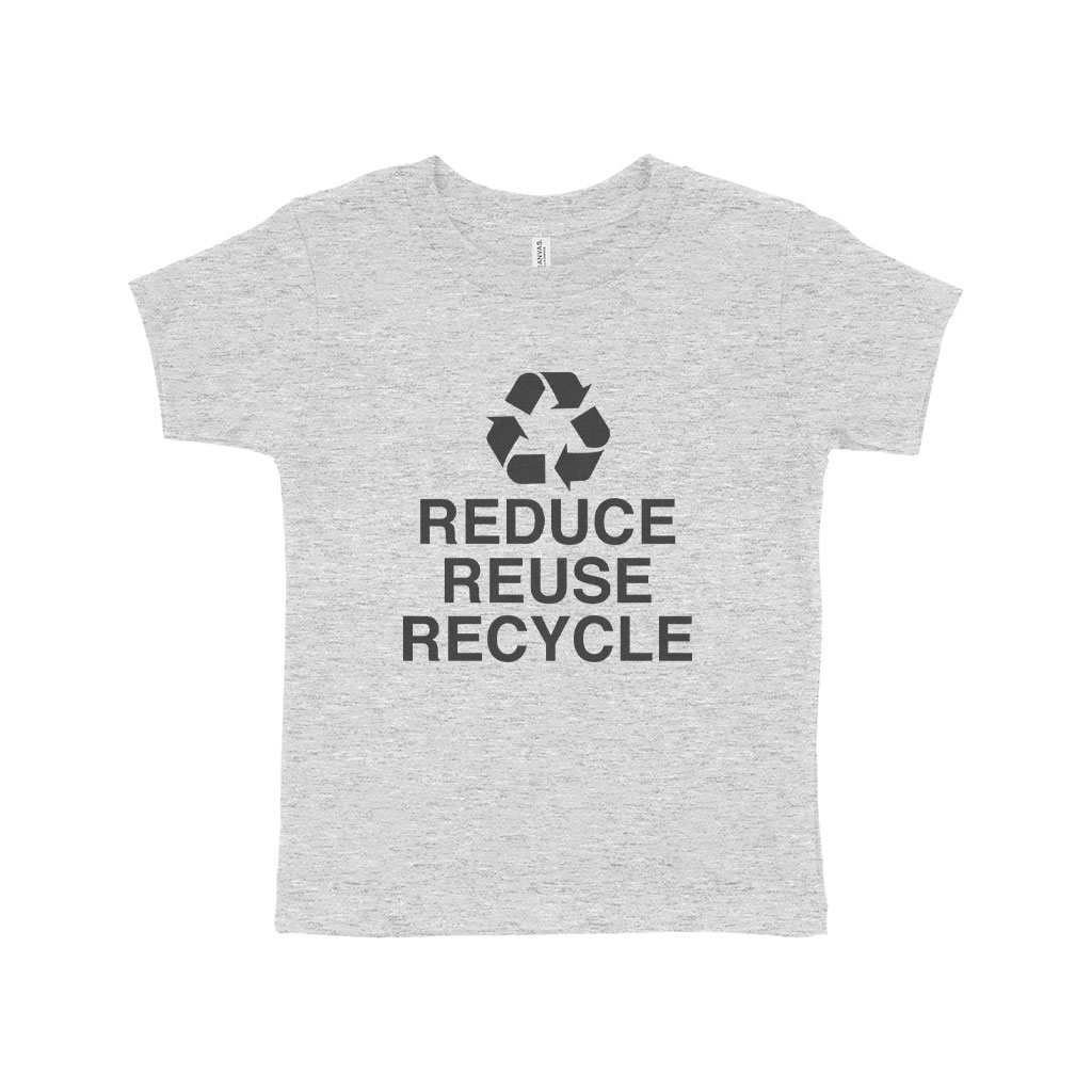 Reduce Reuse Recycle Toddler Jersey T-Shirt - Aalamey