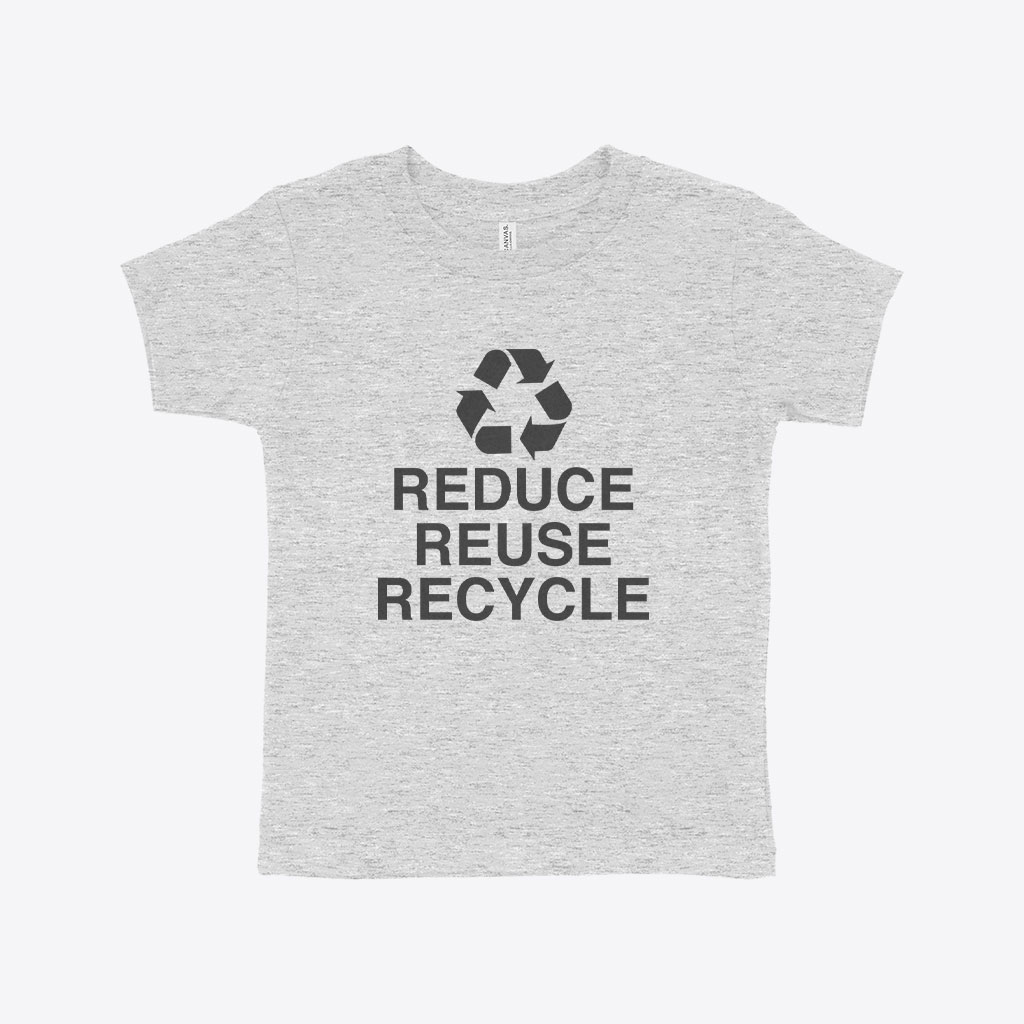 Reduce Reuse Recycle Toddler Jersey T-Shirt - Aalamey
