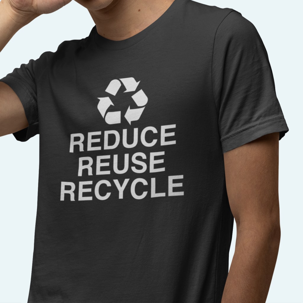 Reduce Reuse Recycle Men’s Long Body Urban T-Shirt