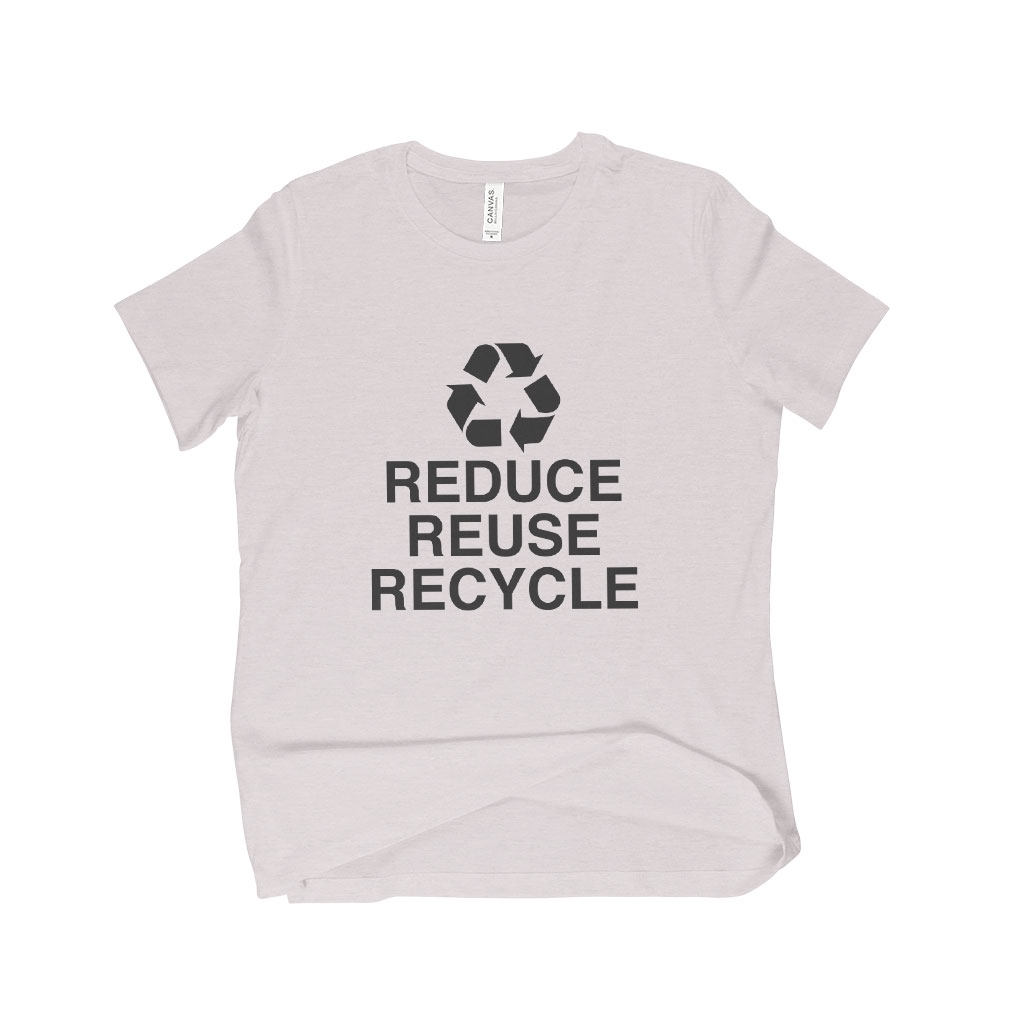 Reduce Reuse Recycle Women’s Relaxed Heather T-Shirt - Aalamey