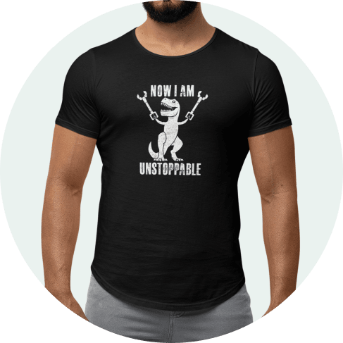 I Am Unstoppable Dinosaur T-Shirt11
