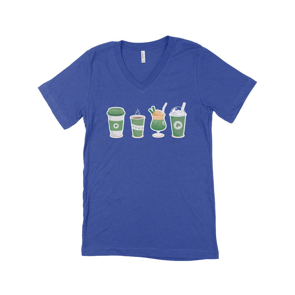 3005-V-HeatherTrueRoyal-2 St. Patricks Day Women's T-Shirt