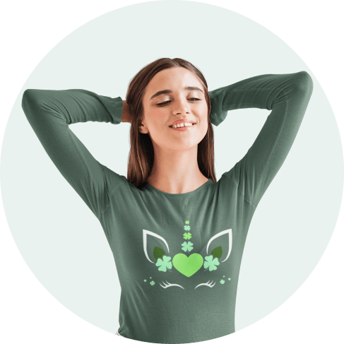 St. Patrick's Day Unicorn T-Shirt2