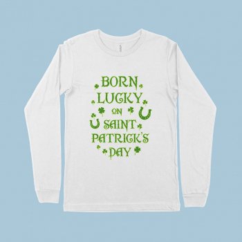 Alternative view of Birthday St. Patrick's Day Long Sleeve T-Shirt