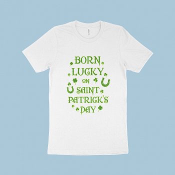 Alternative view of Birthday St. Patrick's Day T-Shirt Made in USA