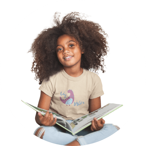 Big Sister Dinosaur T-Shirt1