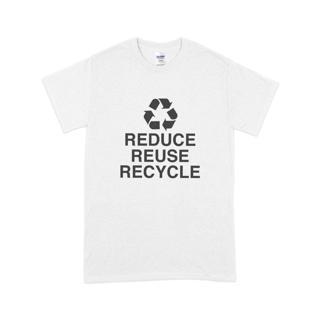 Reduce Reuse Recycle Men’s Heavy Cotton T-Shirt