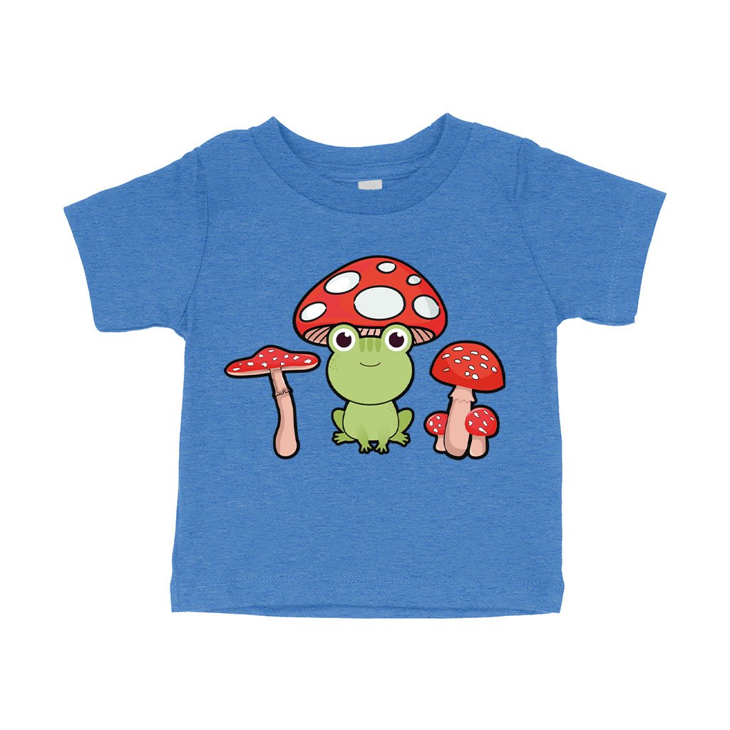 Baby Funny Frog T-Shirt – Mushroom Frog T-Shirt – T-Shirts With Frogs ...