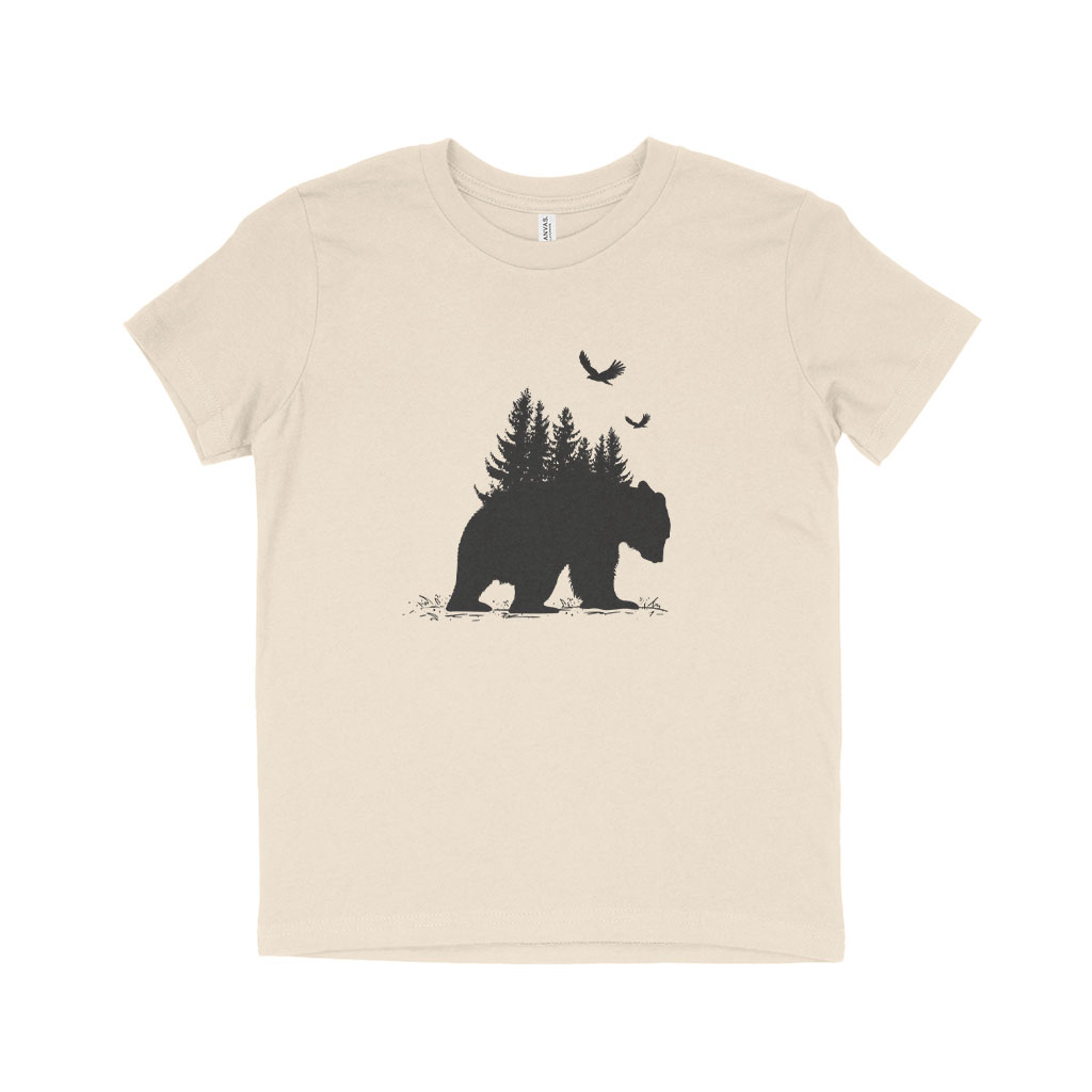 Kids’ Grizzly Bear T-Shirt - Aalamey