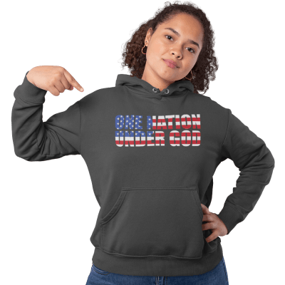 Sponge Fleece Patriotic Christian Hoodie 7