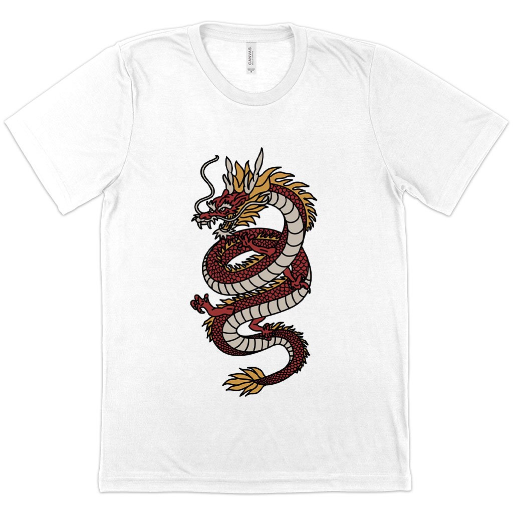 Viscose Chinese Dragon T-Shirt – Dragon T-Shirt Design - Aalamey