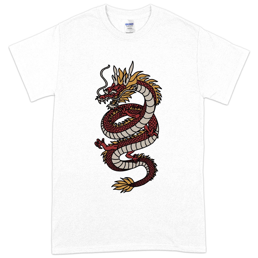 Heavy Cotton Chinese Dragon T-Shirt – Dragon T-Shirt Design - Aalamey