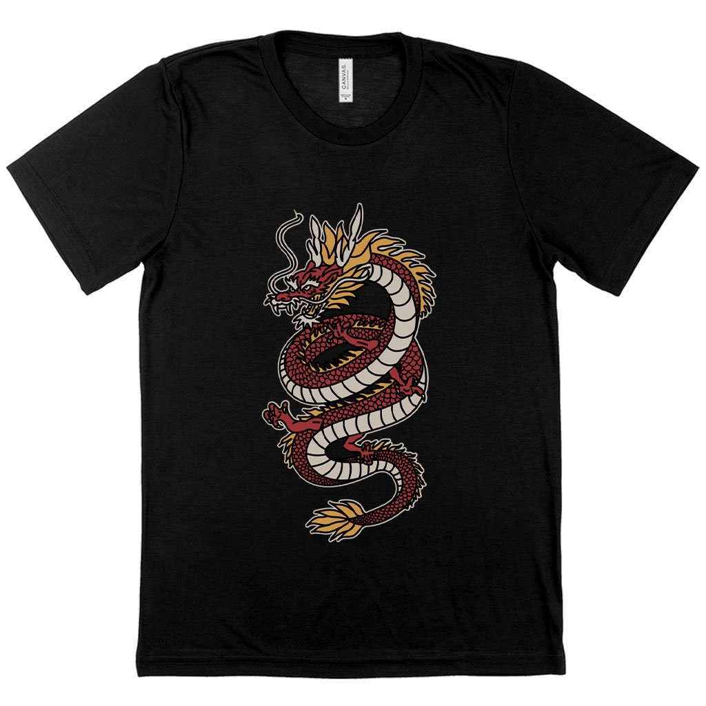 Viscose Chinese Dragon T-Shirt – Dragon T-Shirt Design - Aalamey