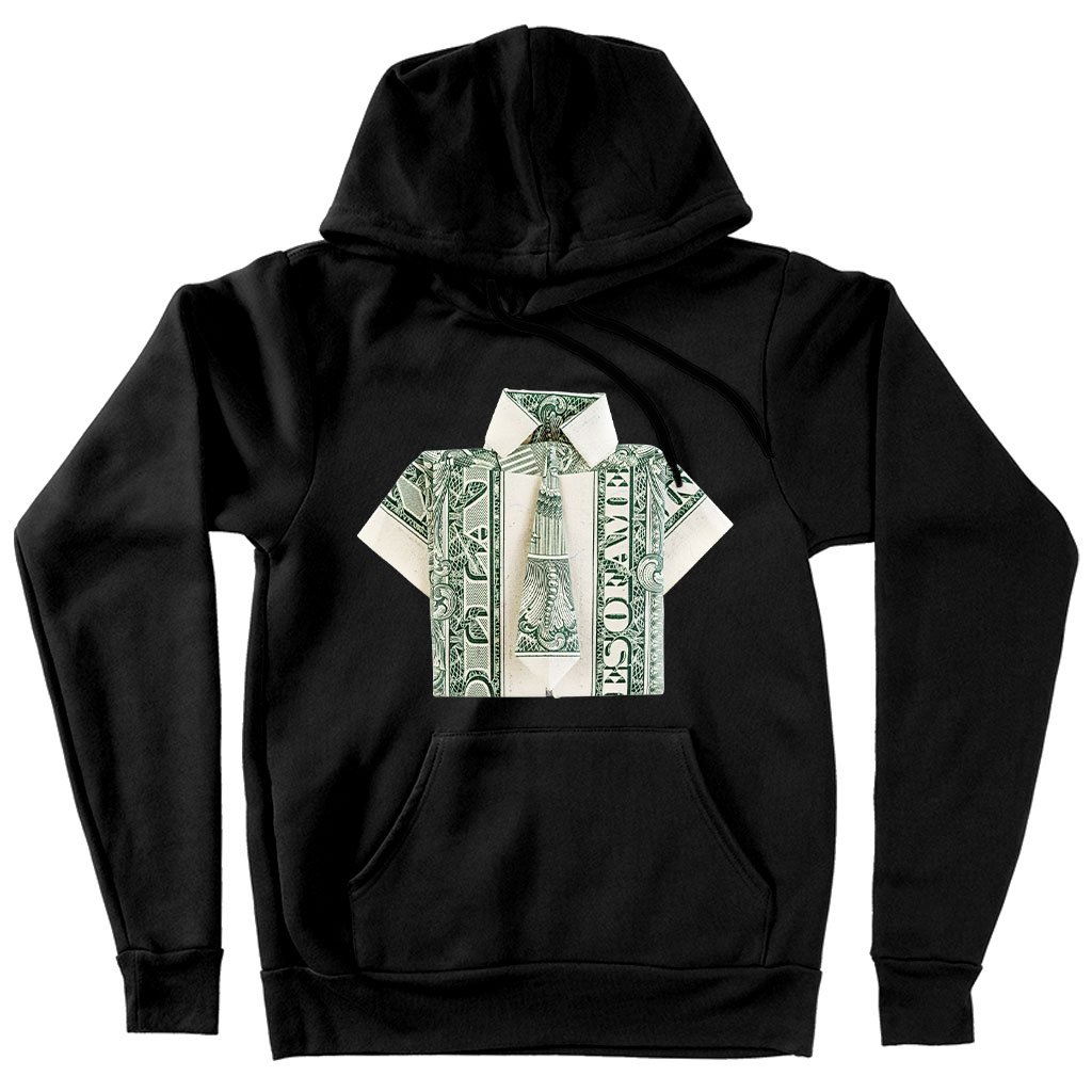 Dollar Origami Hoodie – Money Origami - Aalamey