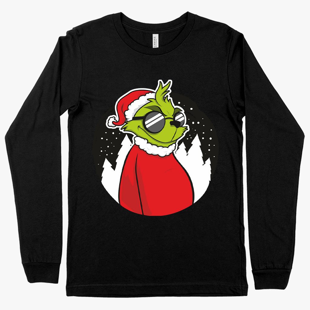 Grinch Long Sleeve T-Shirt - Christmas Funny T-Shirt