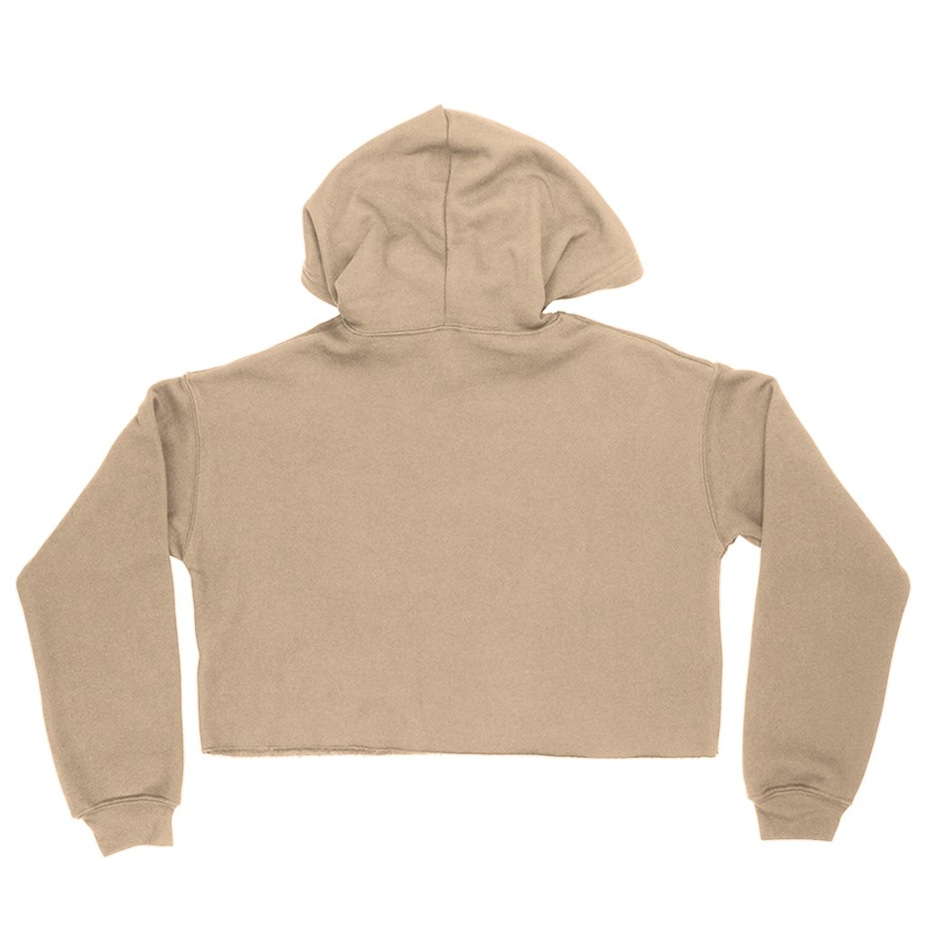 Neon Samurai Women's Cropped Fleece Hoodie - Printed Cropped Hoodie for Women - Fantasy Hooded Sweatshirt