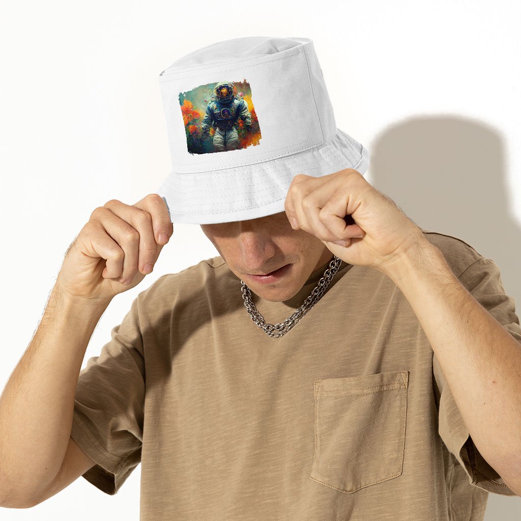Astronaut Colors Bucket Hat – Fantasy Hat – Graphic Bucket Hat | Shopamericaio