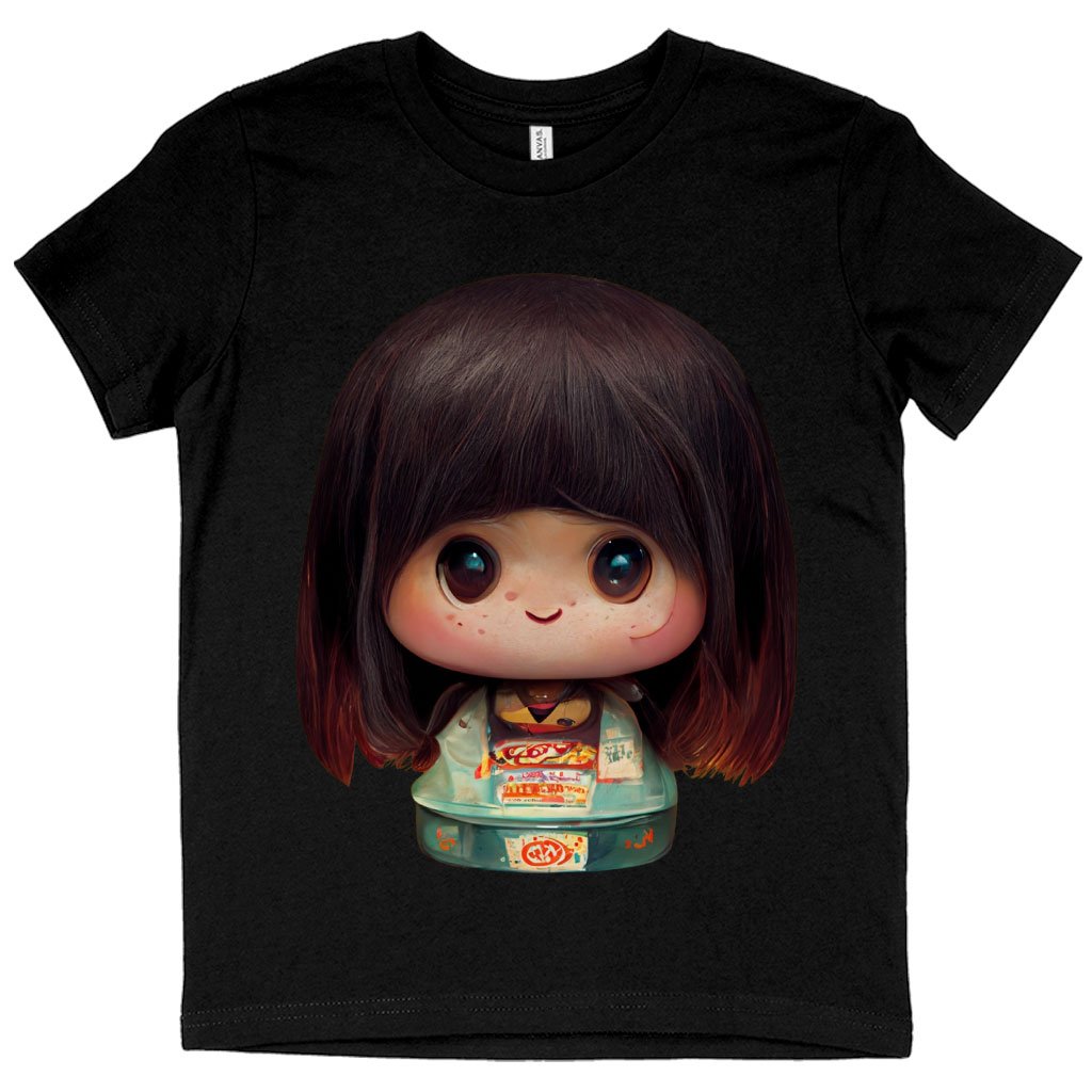 Girl Print Kids’ T-Shirt – Japanese T | Cute Dino Toddler Hoodie | Shopamericaio