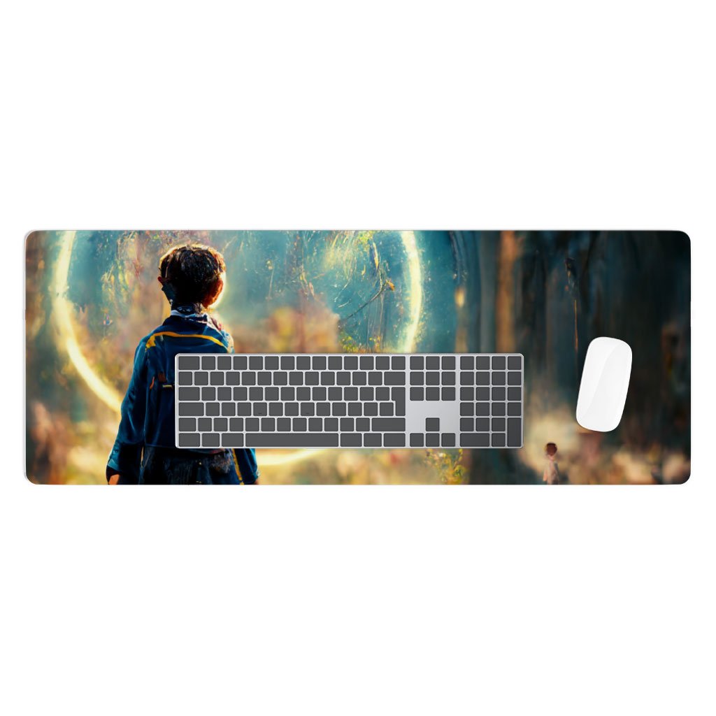 Fantasy World Art Desk Mat – Magic Desk Pad – Nature Laptop Desk Mat