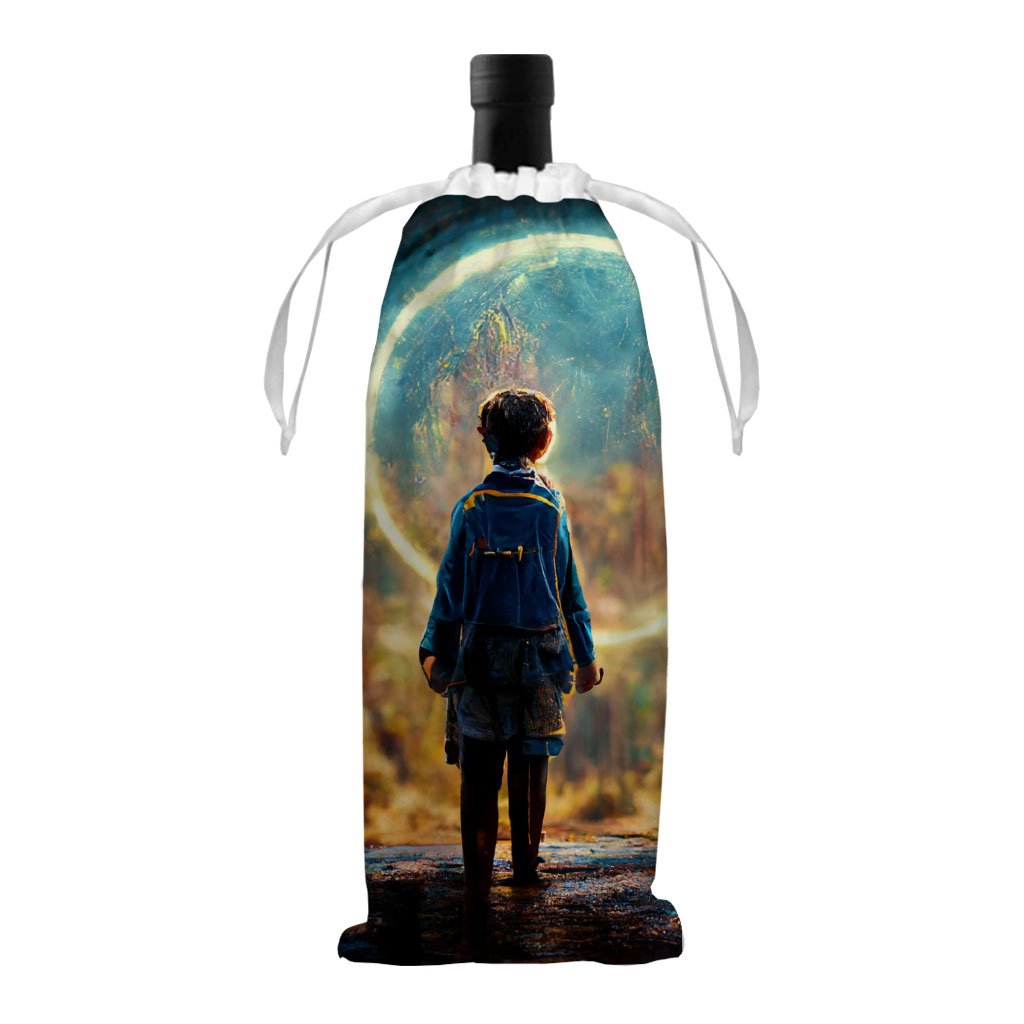 Fantasy World Art Wine Tote Bag - Nature | Fantasy Land Art Desk Mat
