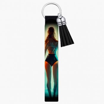 Supermodel Art Keychain Wristlet – Neon Keychain Bracelet | Shopamericaio