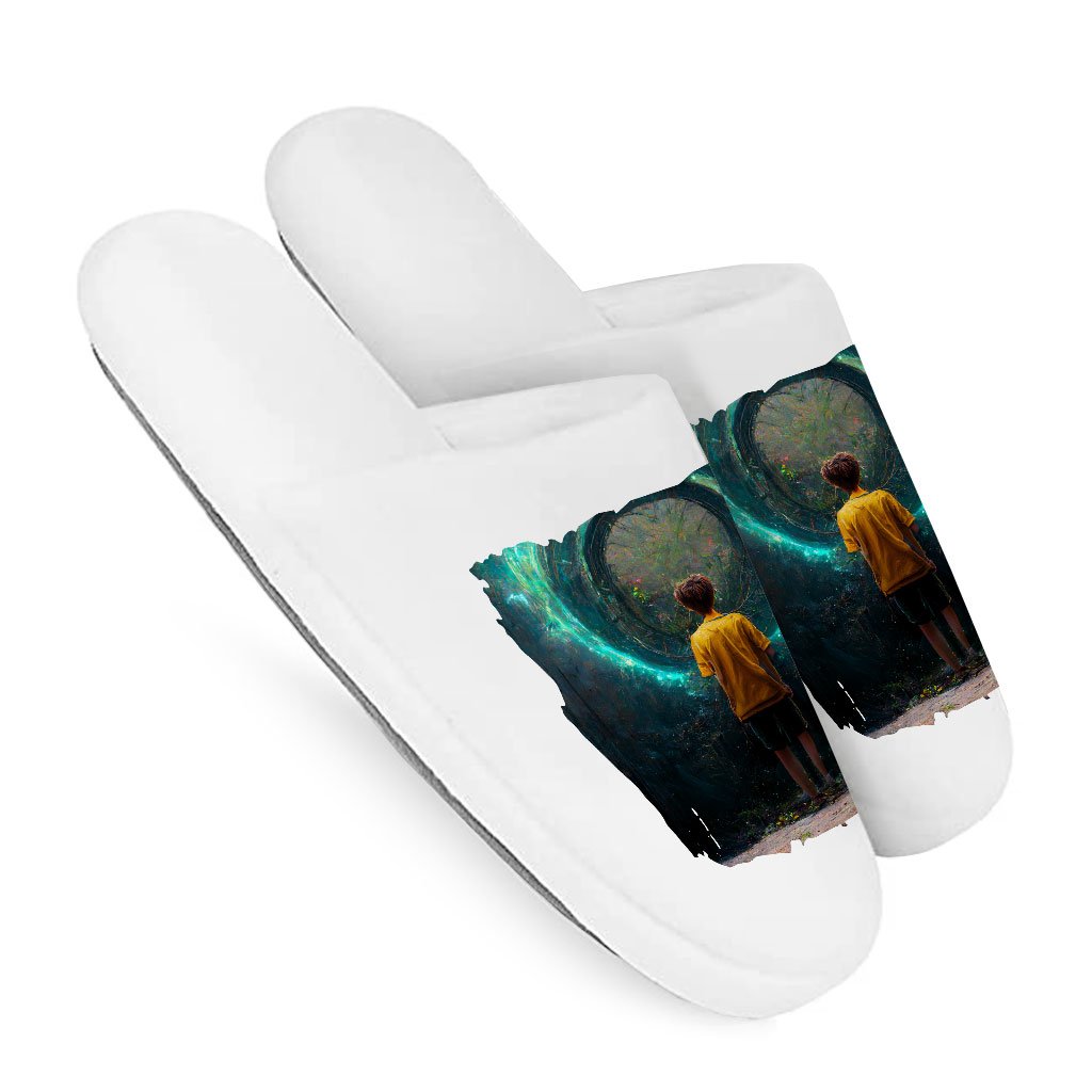 Fantastic World Art Memory Foam Slippers – Fantasy Slippers – Magic Slippers